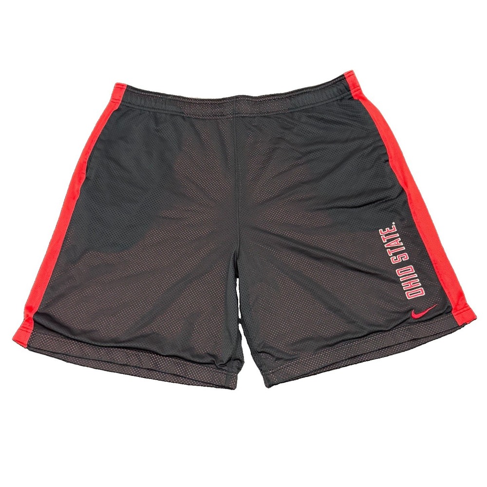 Y2K Ohio State Nike Dri Fit Mesh Basketball Shorts With Embroidered Logo Size XL
